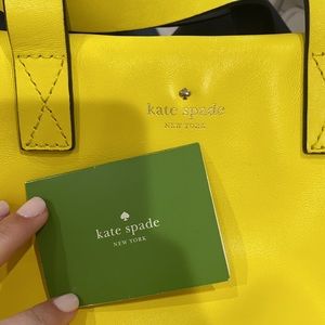 Yellow/Black Kate Spade cross body